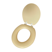 Cush'n Soft Beige Padded Toilet Seat